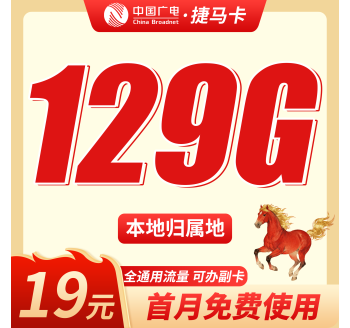 移动河南卡39元160G+500分钟+河南专属！